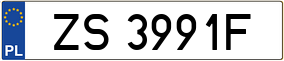 Truck License Plate